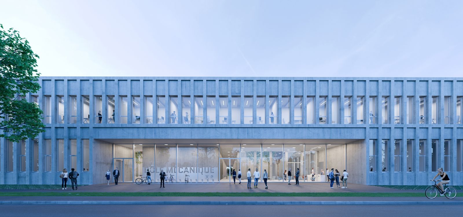 The Laboratoire de Mécanique des Solides building at École polytechnique